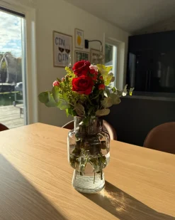 Blomstervase MEGALO Glas 26 cm Grå