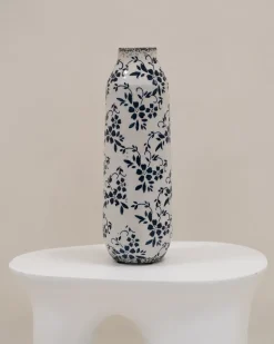 Blomstervase MULAI Stentøj 30 cm Hvid