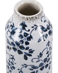 Blomstervase MULAI Stentøj 30 cm Hvid