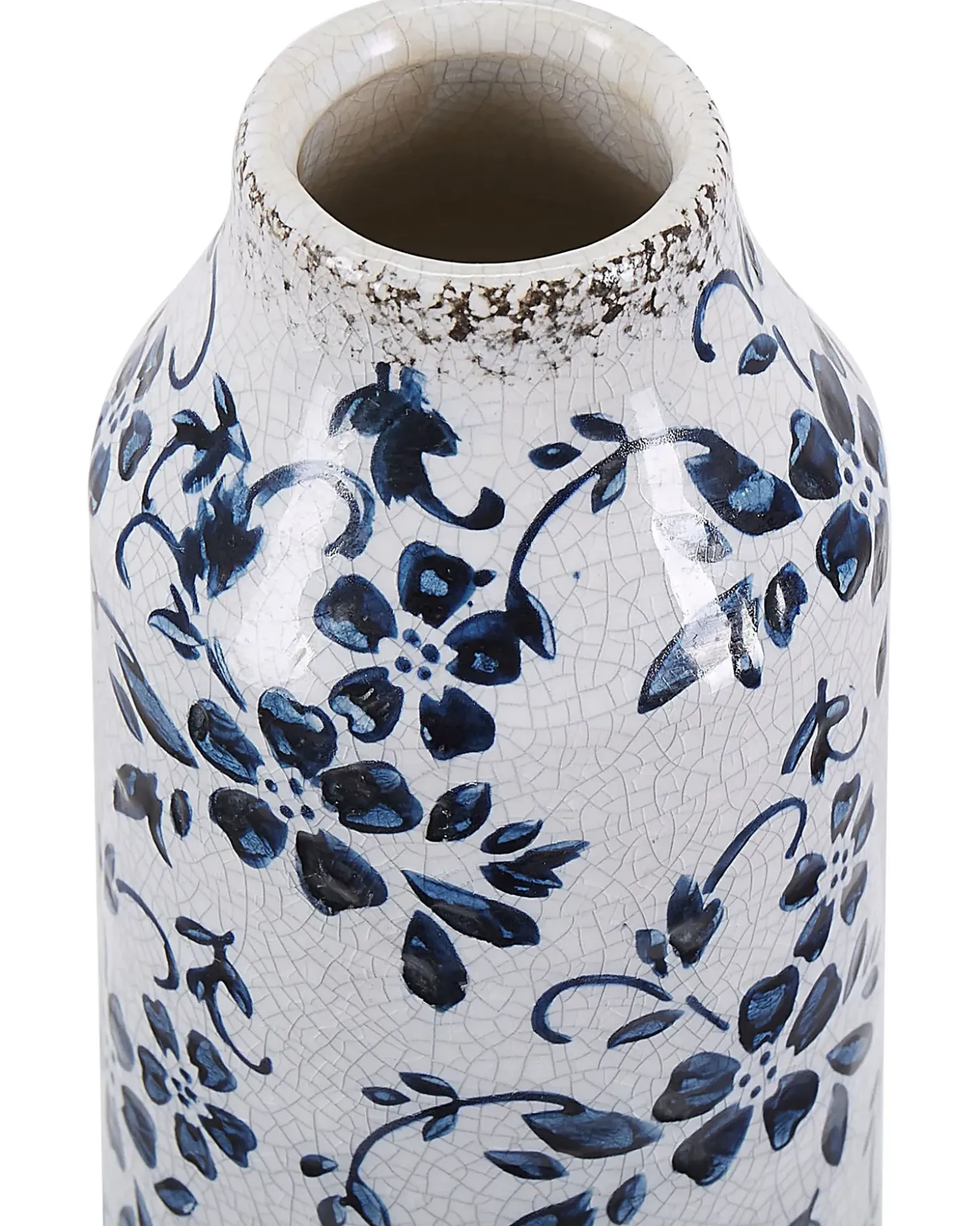 Blomstervase MULAI Stentøj 30 cm Hvid