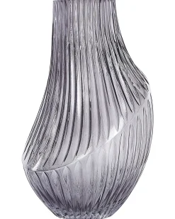 Blomstervase MYRSINA Glas 36 cm Grå