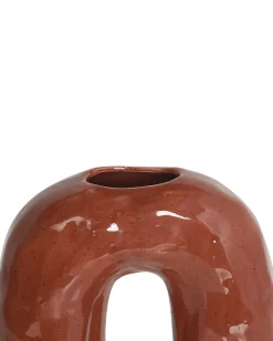 Blomstervase PERCH Stentøj 29 cm Brun