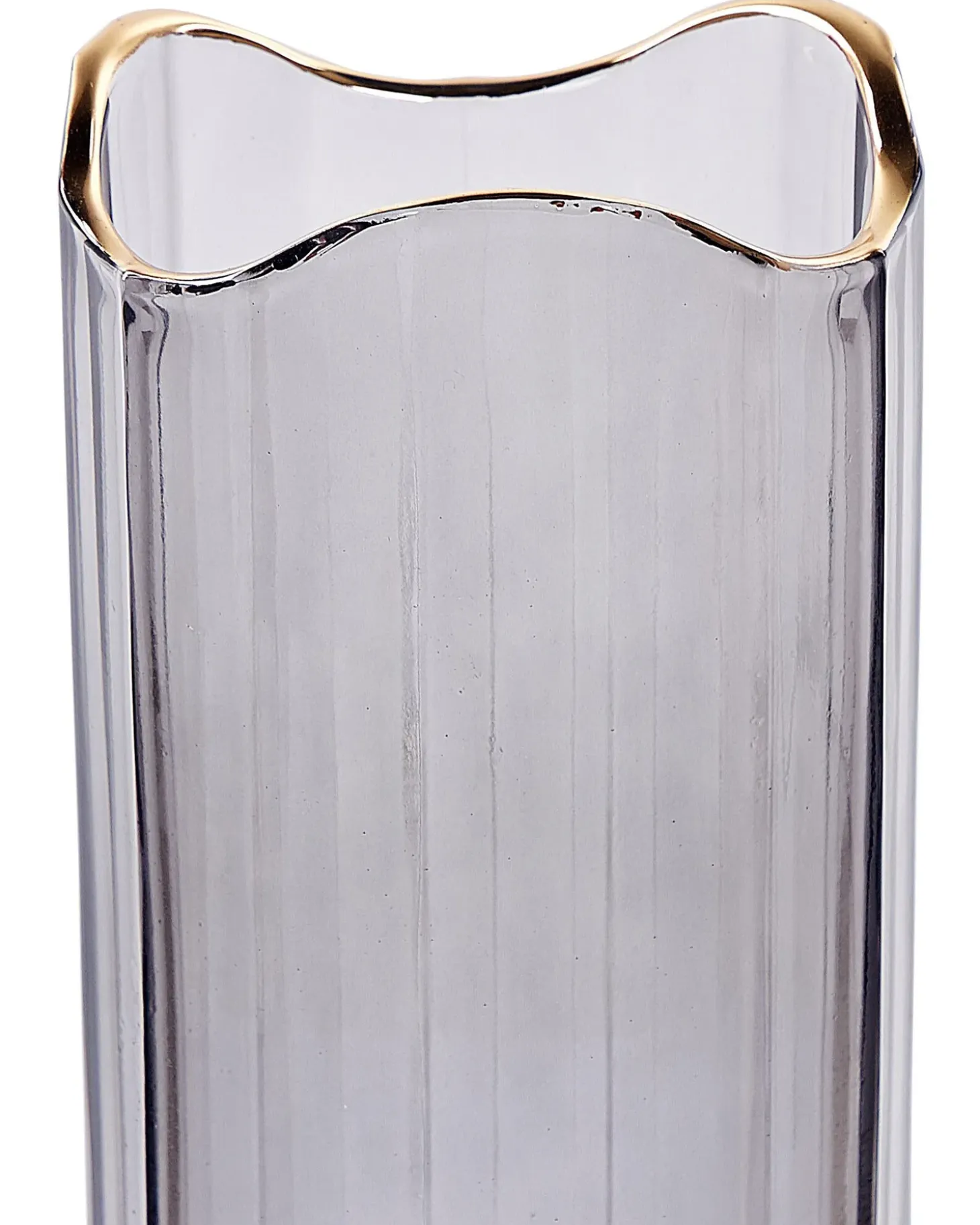 Blomstervase PERDIKI Glas 30 cm Grå