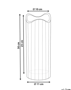 Blomstervase PERDIKI Glas 30 cm Lyserød