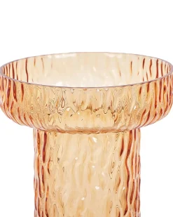 Blomstervase PLATANIA Glas 20 cm Orange