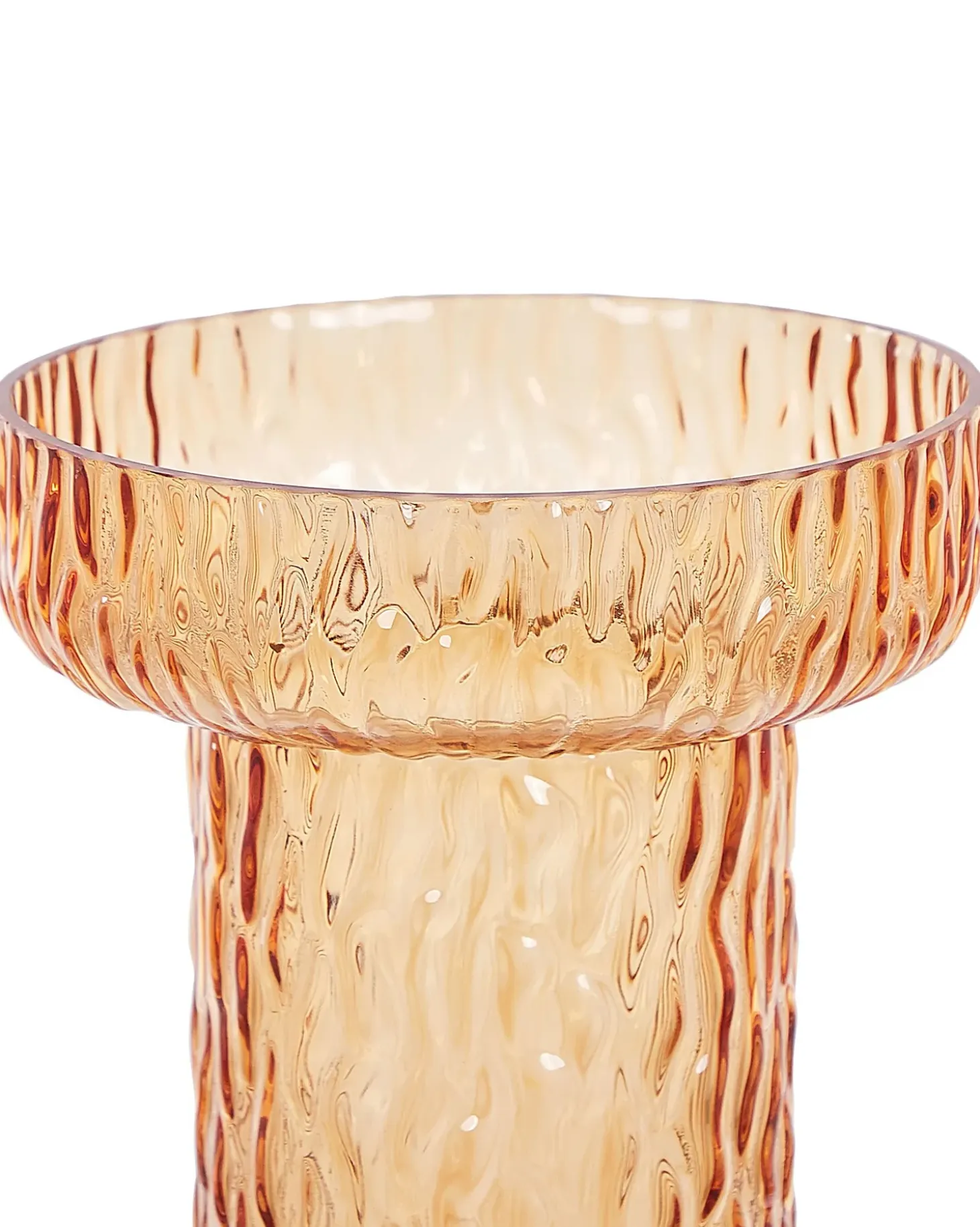 Blomstervase PLATANIA Glas 20 cm Orange