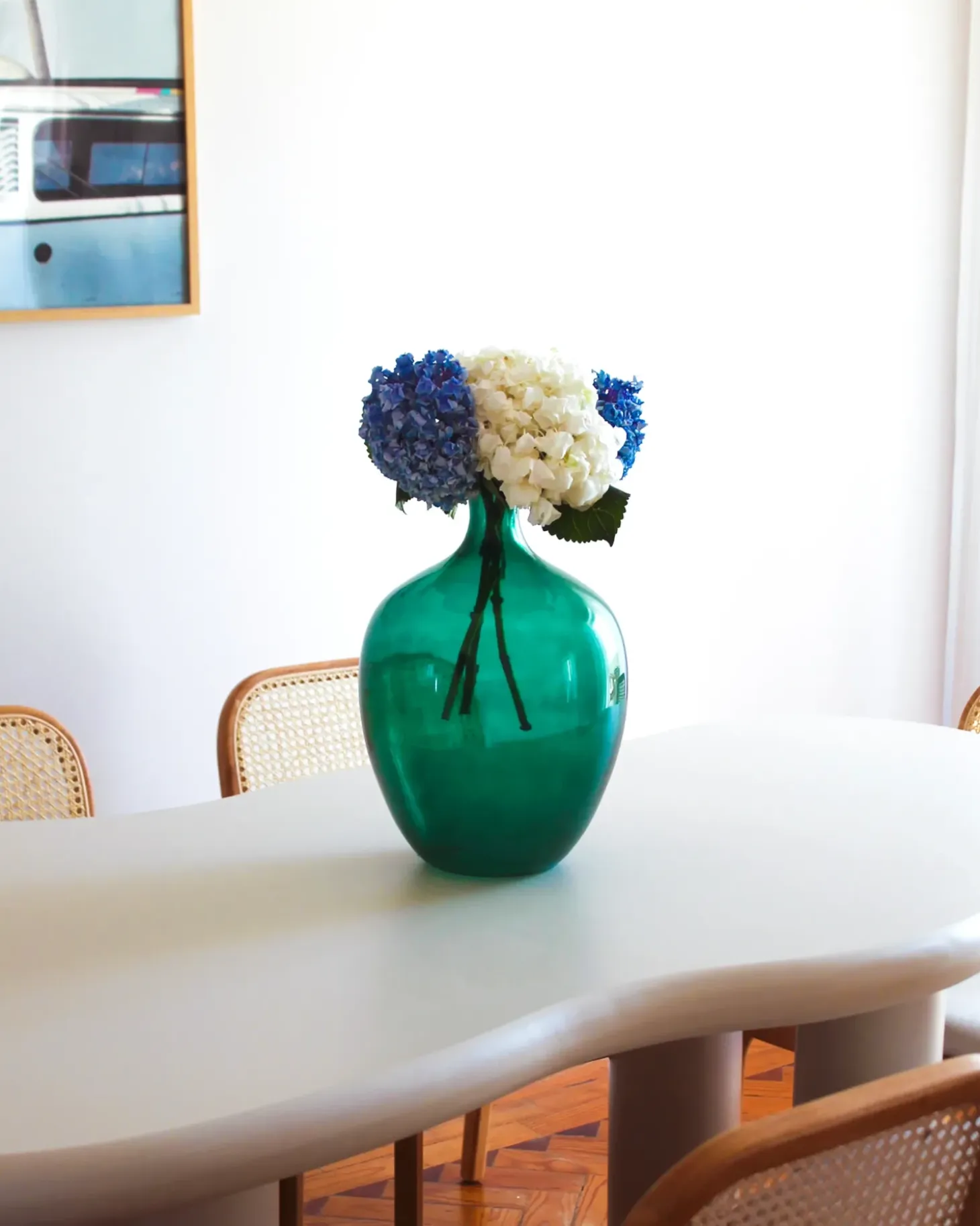 Blomstervase ROTI Glas 39 cm Turkis