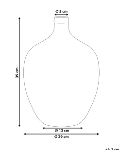 Blomstervase ROTI Glas 39 cm Turkis