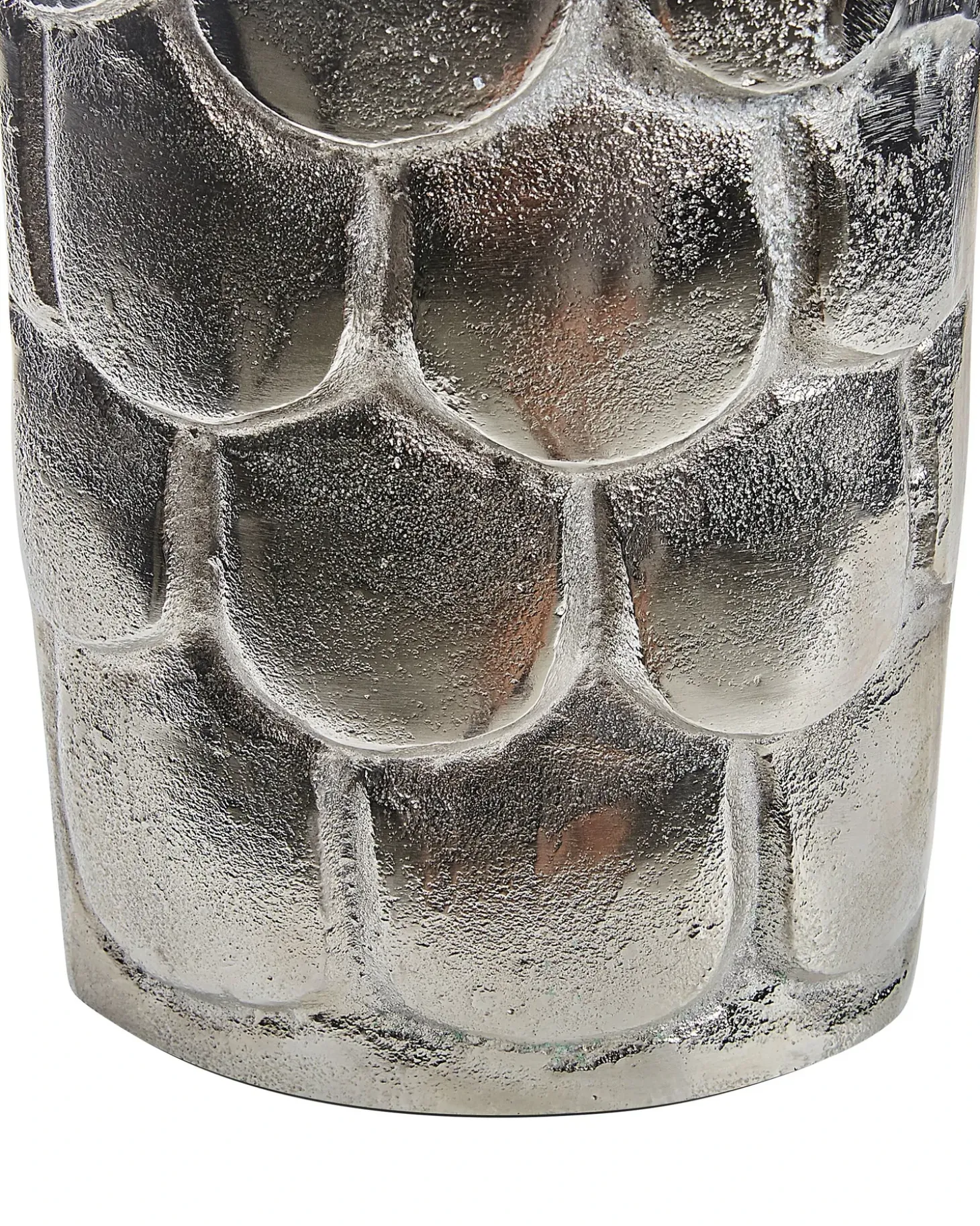Blomstervase SUKHOTHAI Metal 47 cm Sølv