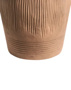 Blomstervase TRIKALA 50 cm Lysebrun