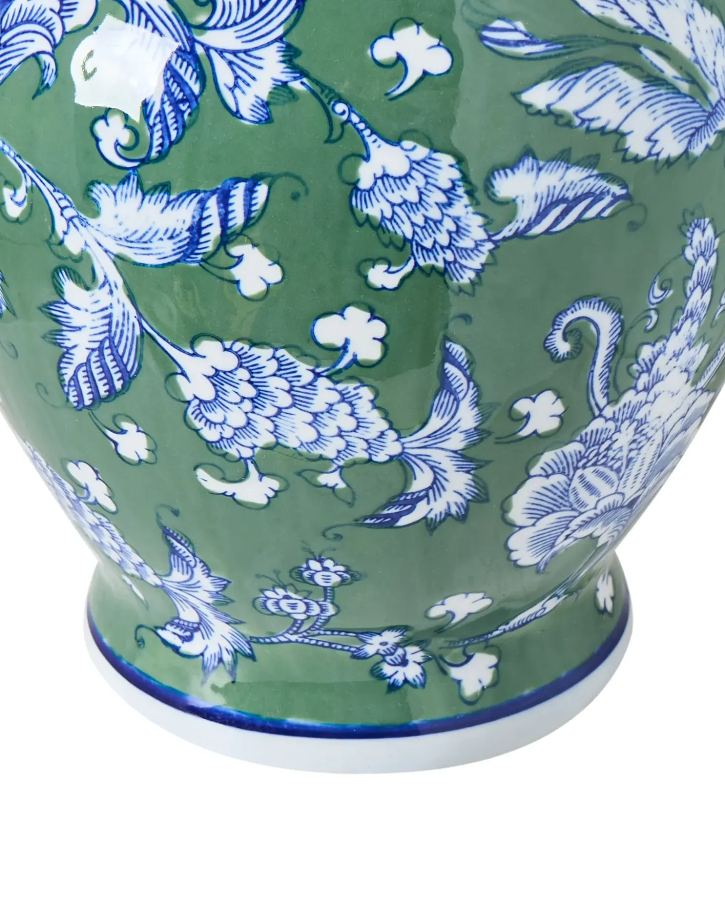 Blomstervase VALLADOLID Porcelæn 36 cm Grøn
