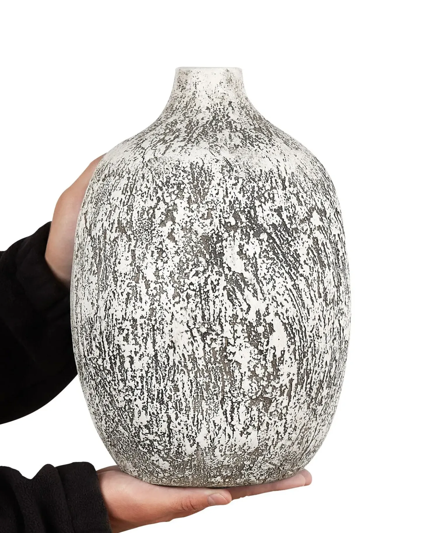 Blomstervase VIGO Keramik 36 cm Grå