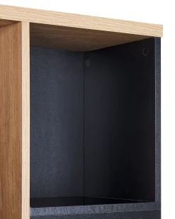Bogreol BANGOR 175 cm Brun/sort