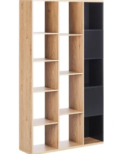Bogreol BANGOR 175 cm Brun/sort