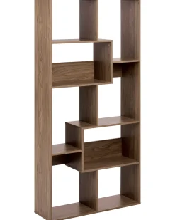 Bogreol med 6 hylder CHATEH 180 cm Brun