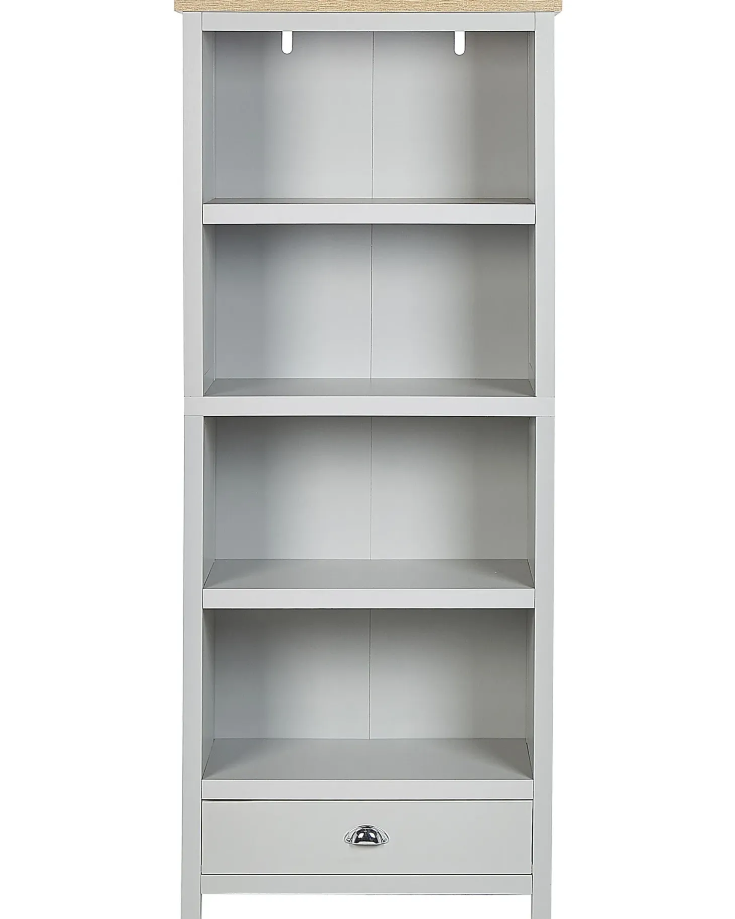 Bogreol med 4 hylder CLIO 180 cm Lysegrå