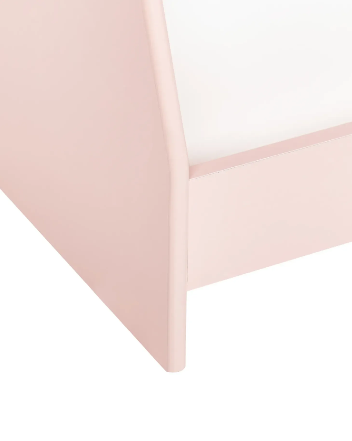 Bogreol med 4 hylder LILOET 70 cm Pastellrosa