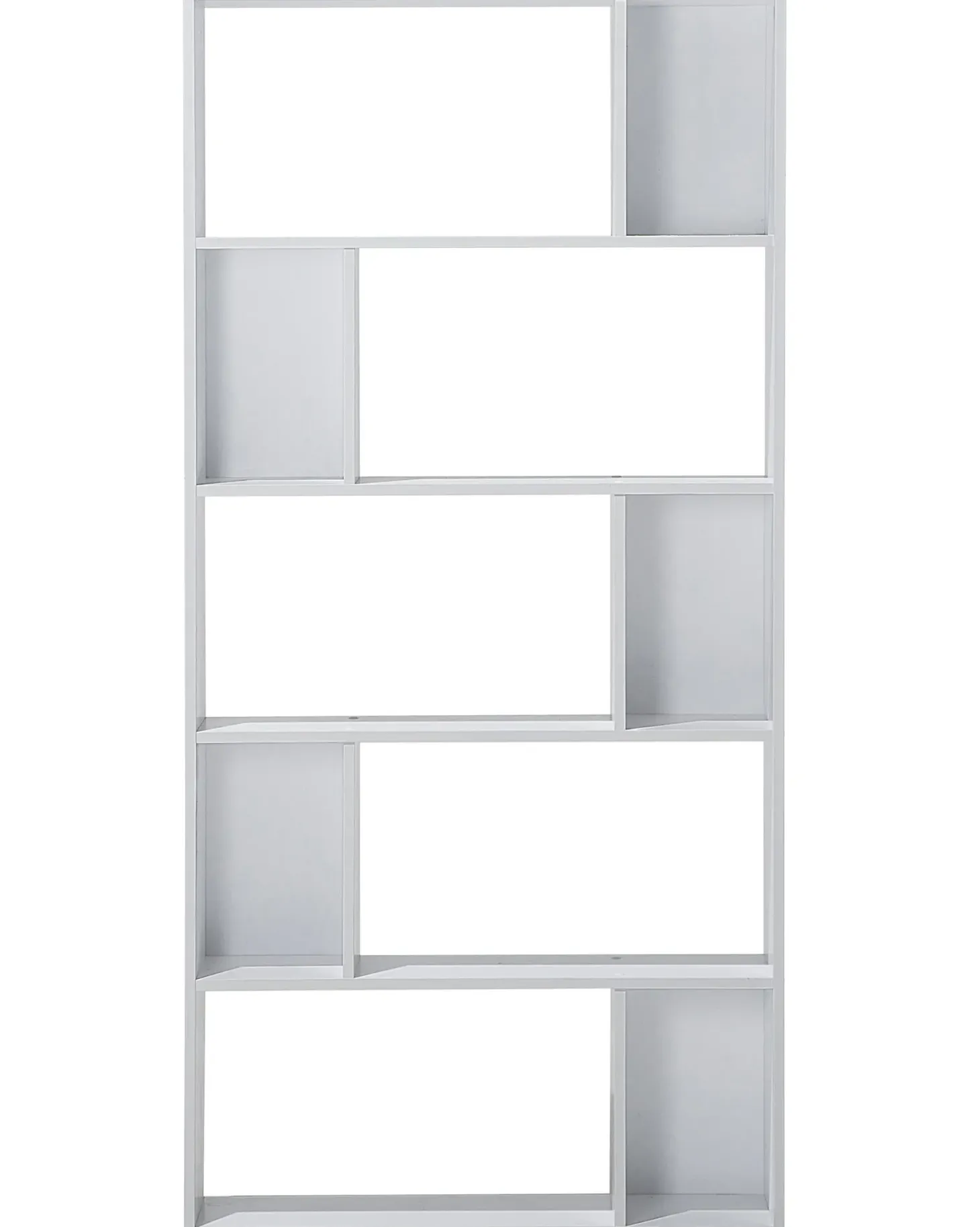 Bogreol med 5 hylder ORILLA 174 cm Hvid