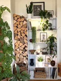 Bogreol med 5 hylder ORILLA 174 cm Hvid
