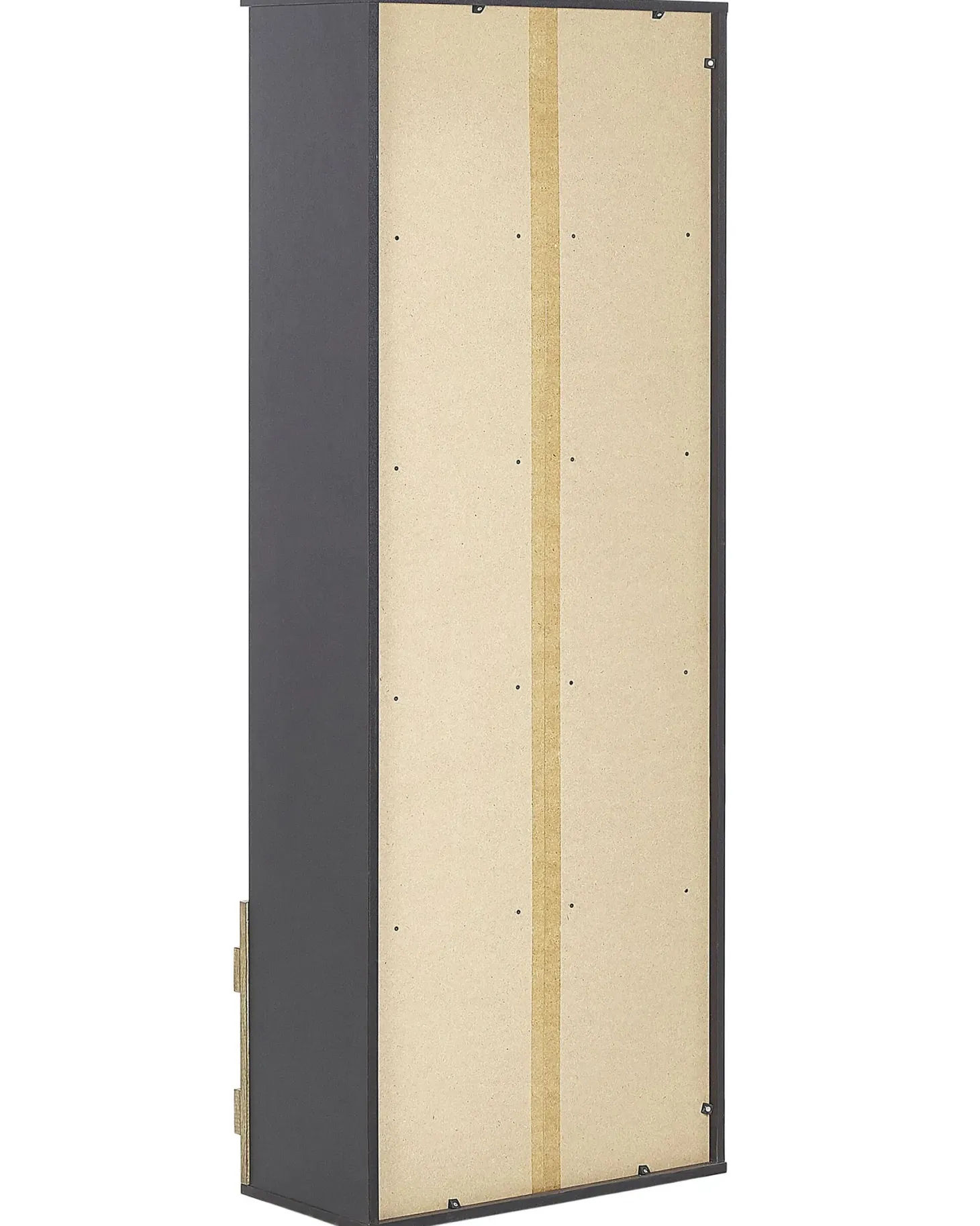 Bogreol med 4 hylder SALTER 163 cm Brun/sort