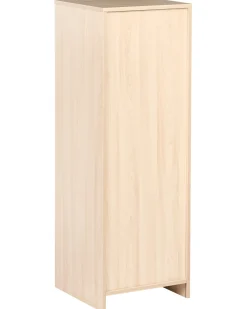 Bogreol med 3 hylder ZEHNA 117 cm Lysebrun