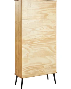 Bogreol TIMMINS Fyretræ 190 cm Brun