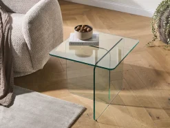 Bord AMISK Hærdet glas Transparent