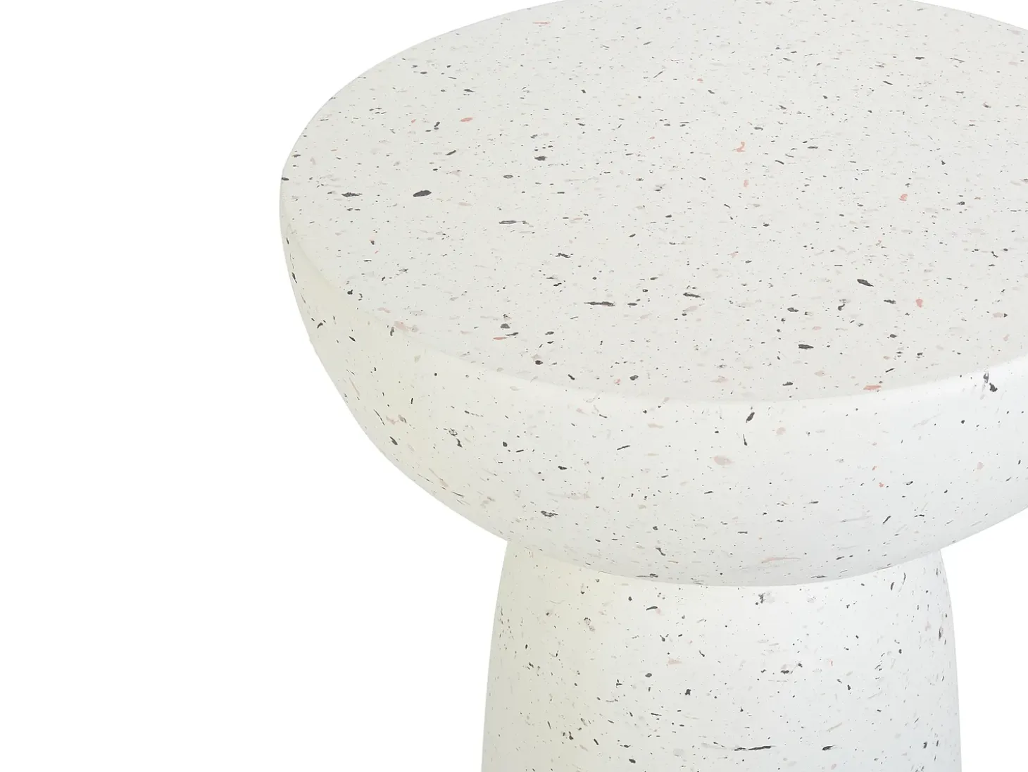 Bord CADINI 33 cm 33 cm Terrazzo effekt Hvid terrazzo