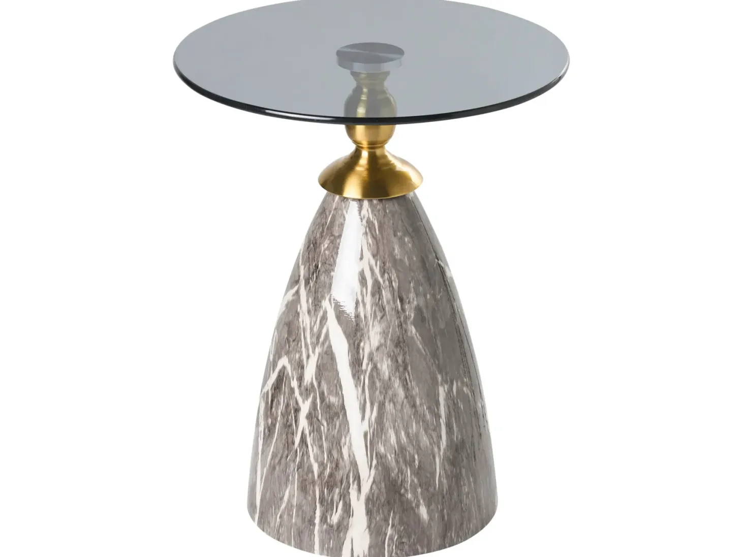 Bord CADY Hærdet glas Sort marmor