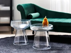 Bord CALDERA Glas Transparent