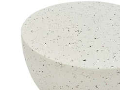 Bord CAORIA 40 cm 40 cm Terrazzo effekt Hvid terrazzo