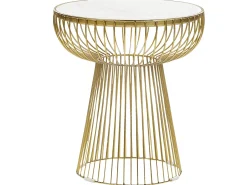 Bord CHEYNES Marmor Guld