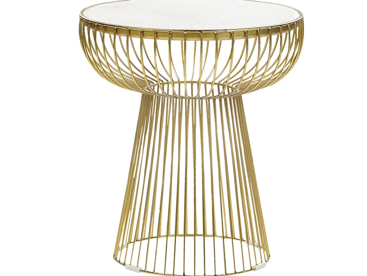 Bord CHEYNES Marmor Guld