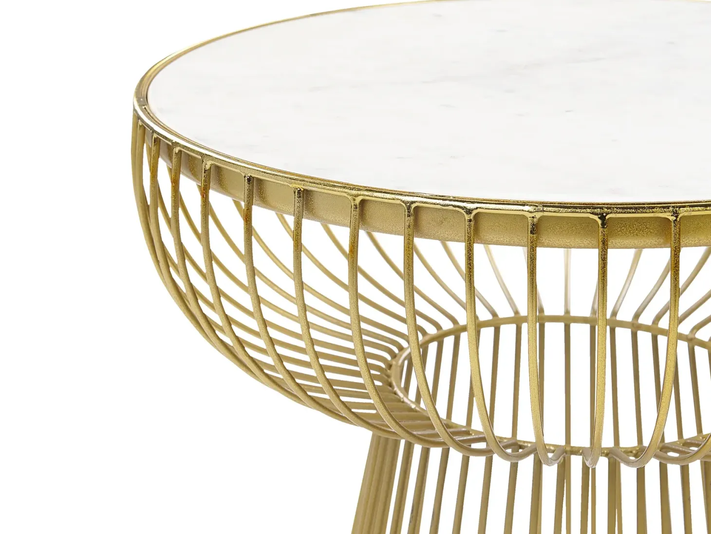 Bord CHEYNES Marmor Guld