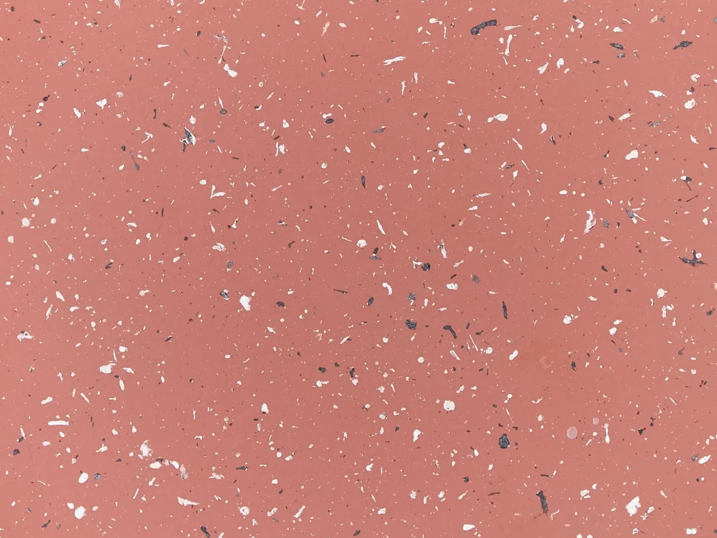 Bord FALIRO 37 cm 37 cm Rød terrazzo