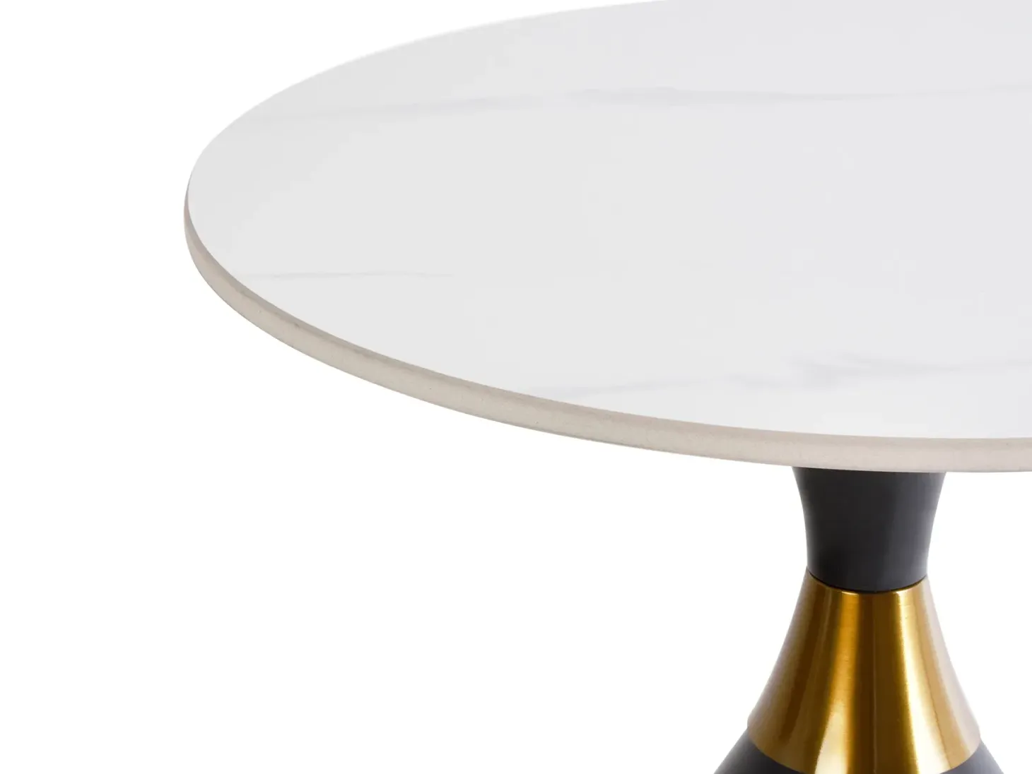 Bord ITUNA Keramik Sort/hvid