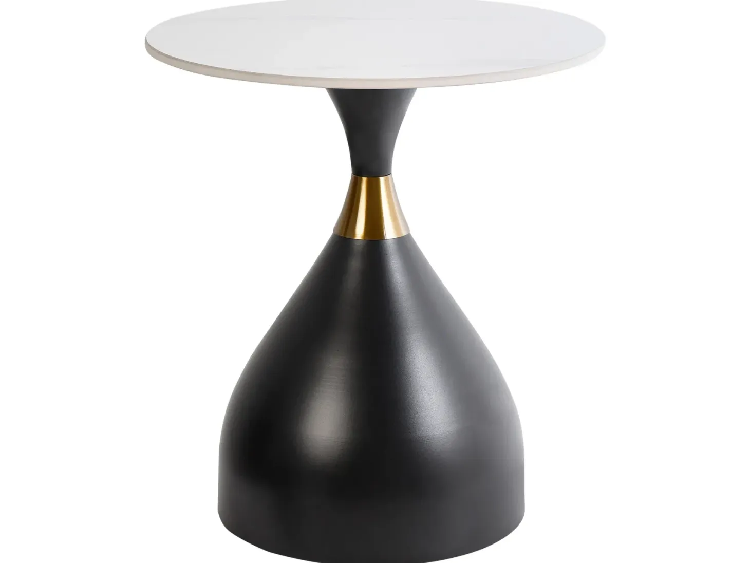 Bord ITUNA Keramik Sort/hvid
