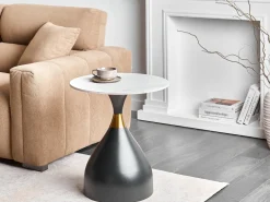 Bord ITUNA Keramik Sort/hvid