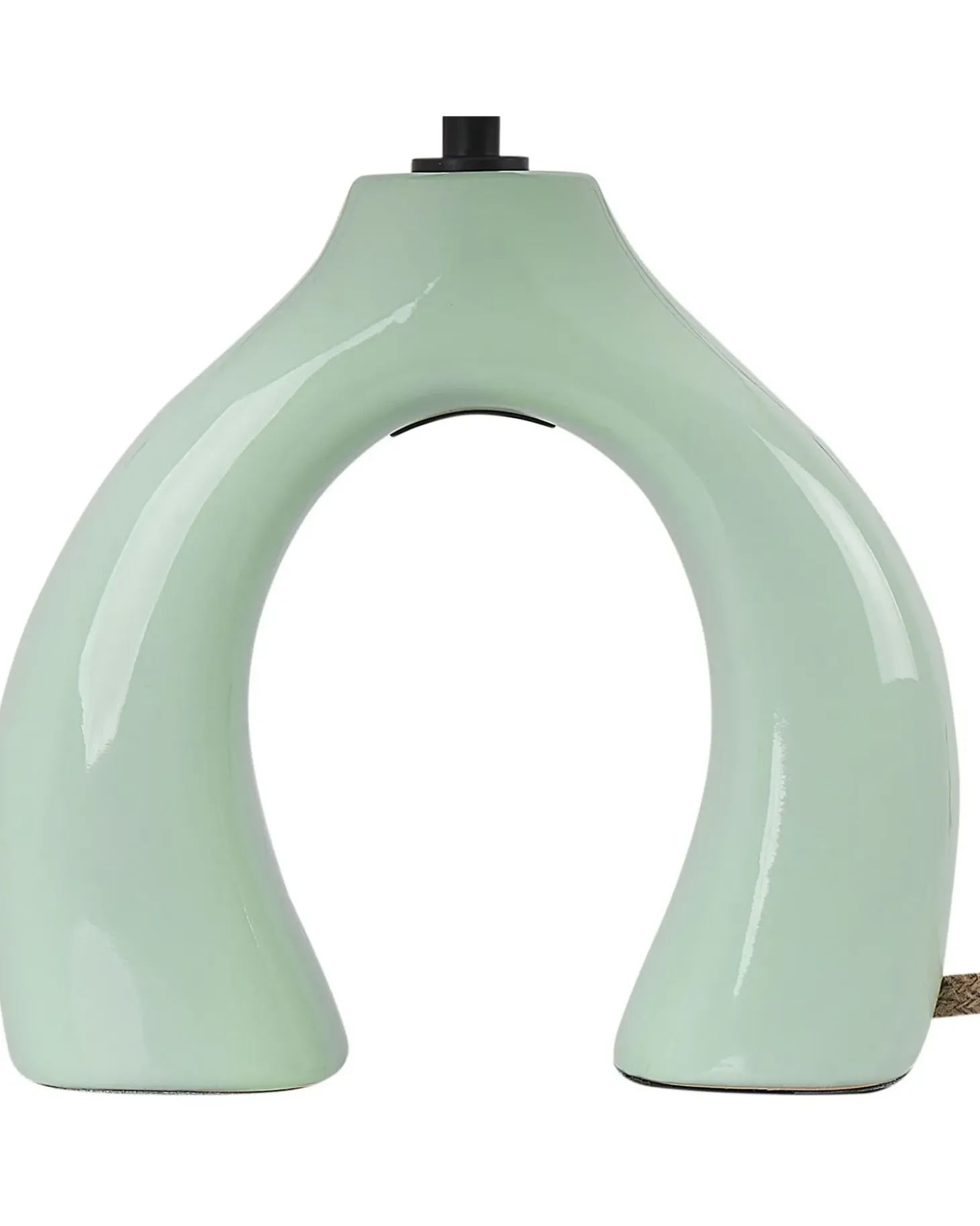 Bordlampe ABBIE Keramik Lysegrøn