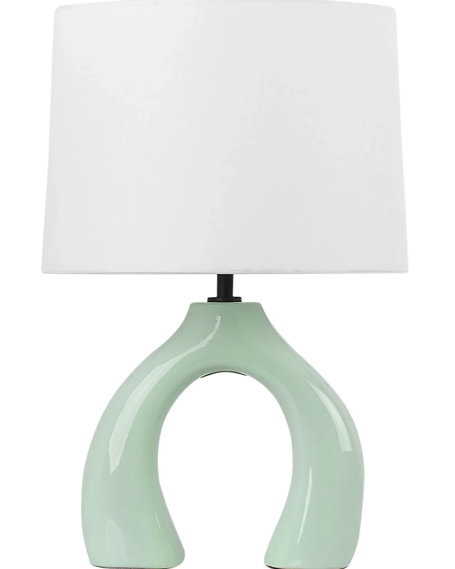 Bordlampe ABBIE Keramik Lysegrøn