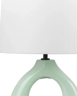 Bordlampe ABBIE Keramik Lysegrøn