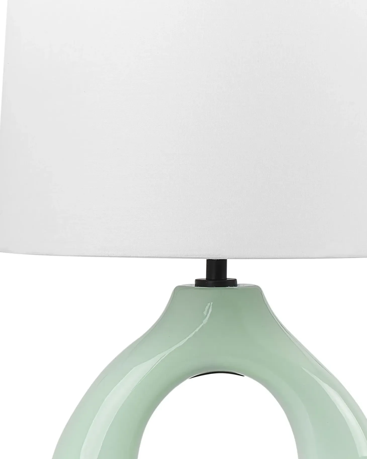 Bordlampe ABBIE Keramik Lysegrøn