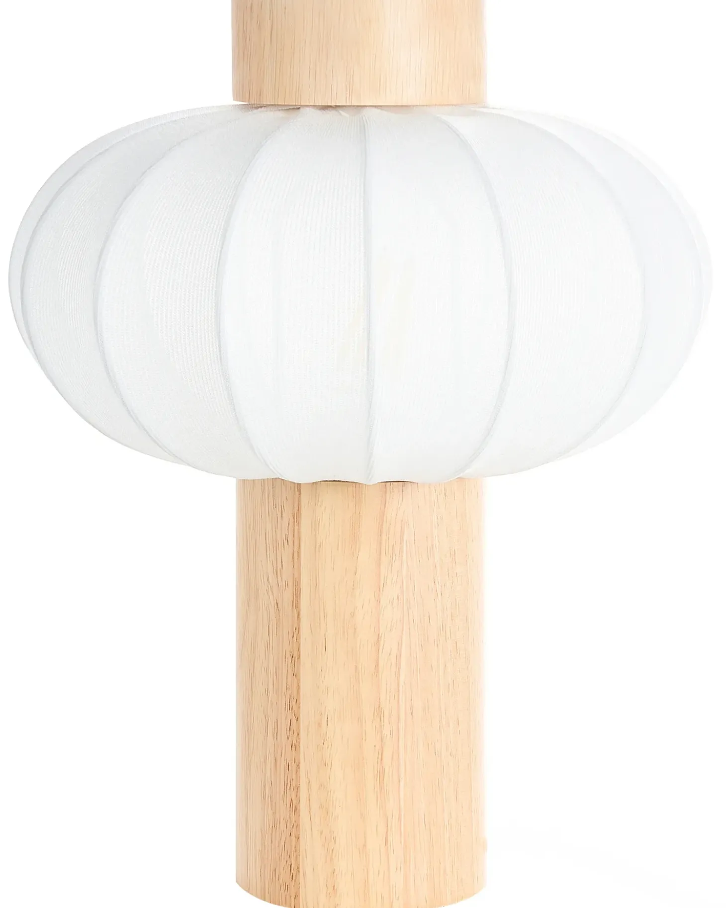 Bordlampe ABENS Træ Lysebrun