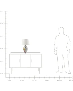 Bordlampe ACROSSO Porcelæn Hvid