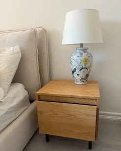 Bordlampe ACROSSO Porcelæn Hvid