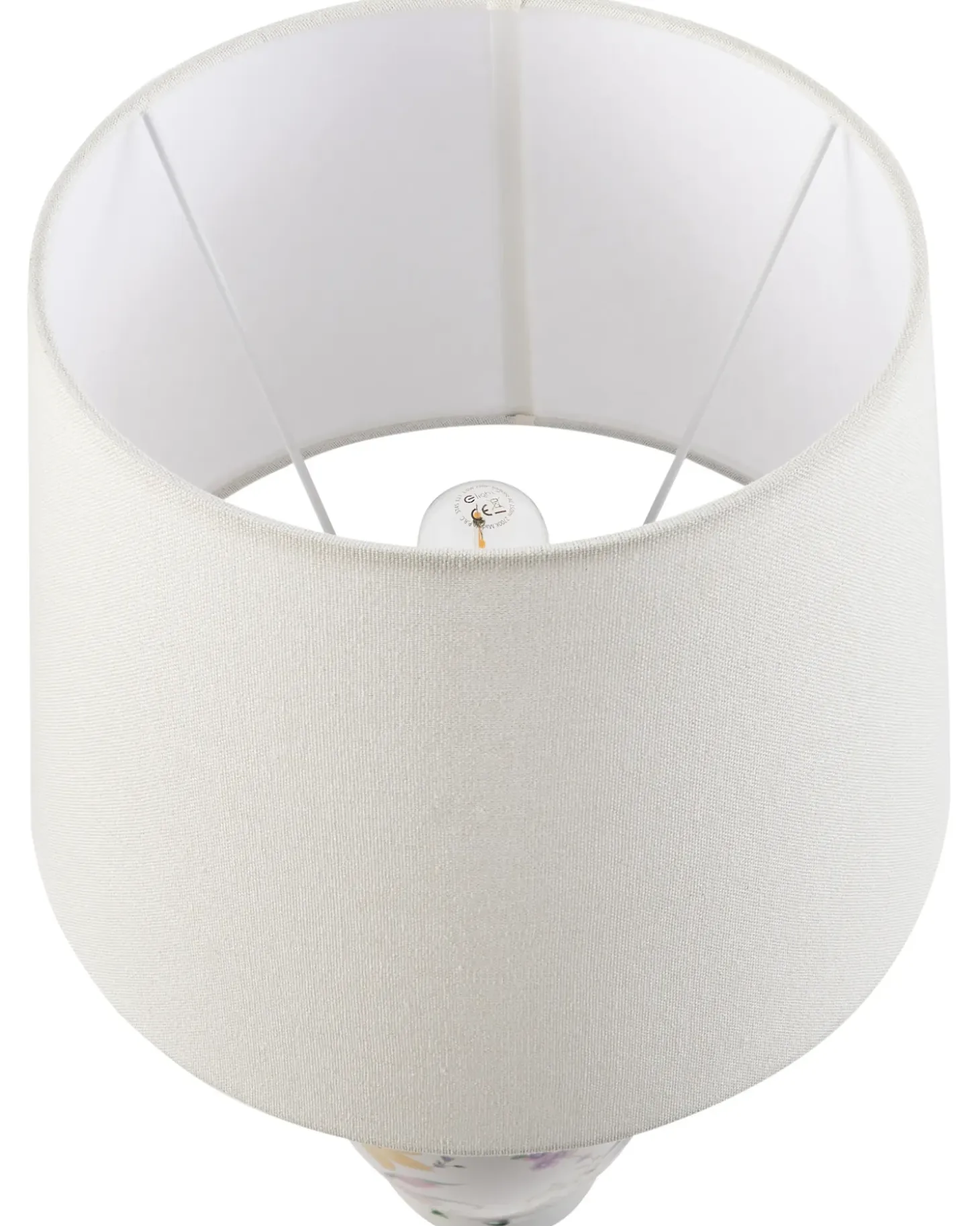 Bordlampe ACROSSO Porcelæn Hvid