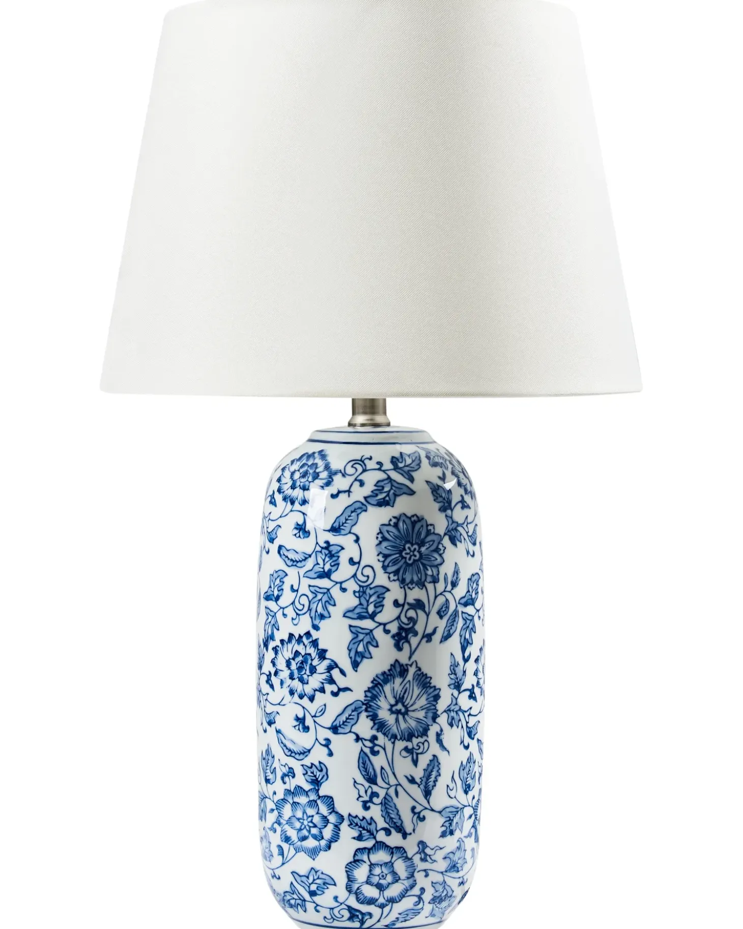 Bordlampe AIBONITO Porcelæn Hvid/blå