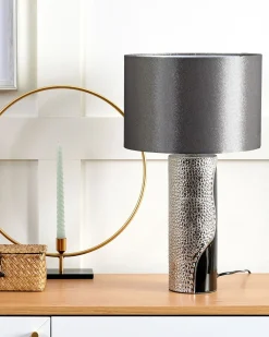 Bordlampe AIKEN Porcelæn Sort