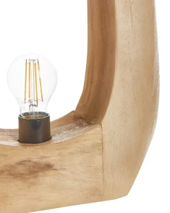 Bordlampe AJAY Mangotræ Lysebrun