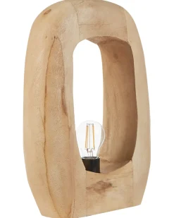 Bordlampe AJAY Mangotræ Lysebrun